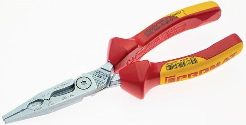 Multifunktionszange 6in1 Lnge 180 mm 3-Komponenten-Hllen