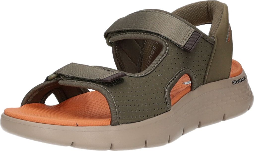 Skechers Sandals 229210OLV in Green color size 42