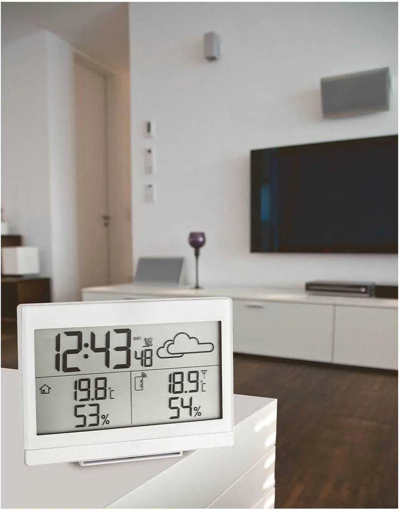 Station météo radio-pilotée TFA CASA pour jardinage et confort de vie