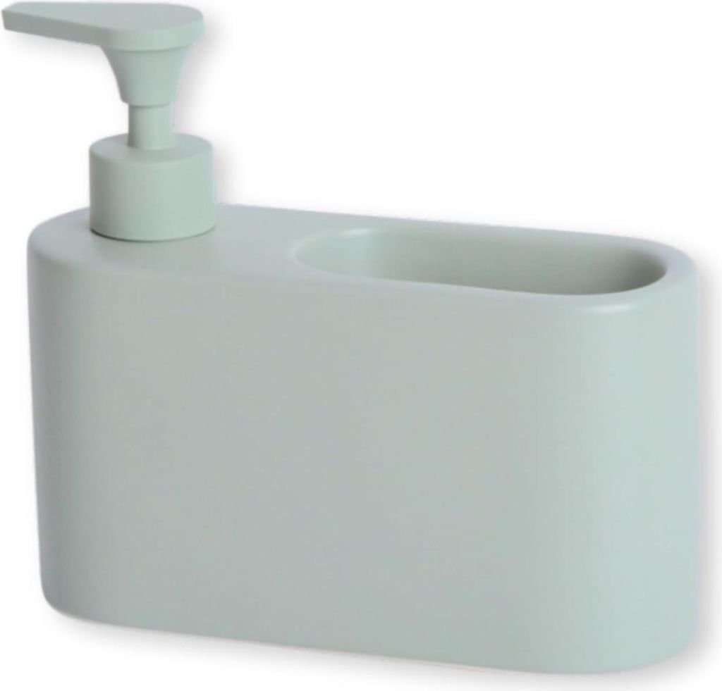 Keramische Küchen-Dispenser-Schüssel grün - vielseitig und stilvoll - 1 Stück - 18 x 6 x 16 cm