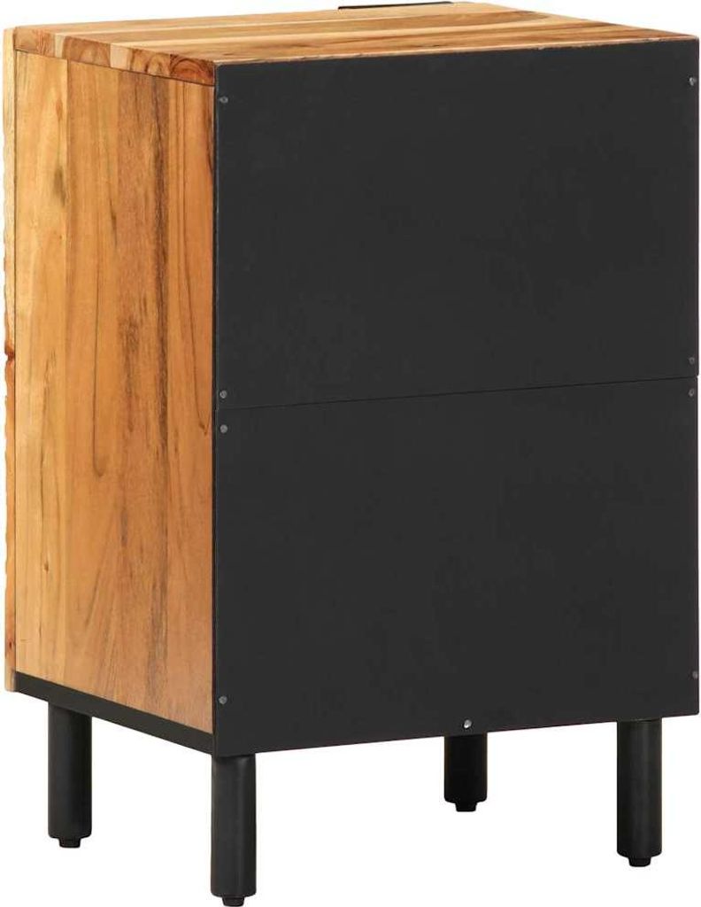 " "Waschbeckenschrank/Badschrank Modernes Design - Badezimmerschrank Badmöbel - mit Regal Massivholz Akazie Holzwerkstoff NeuMöbel 3209456