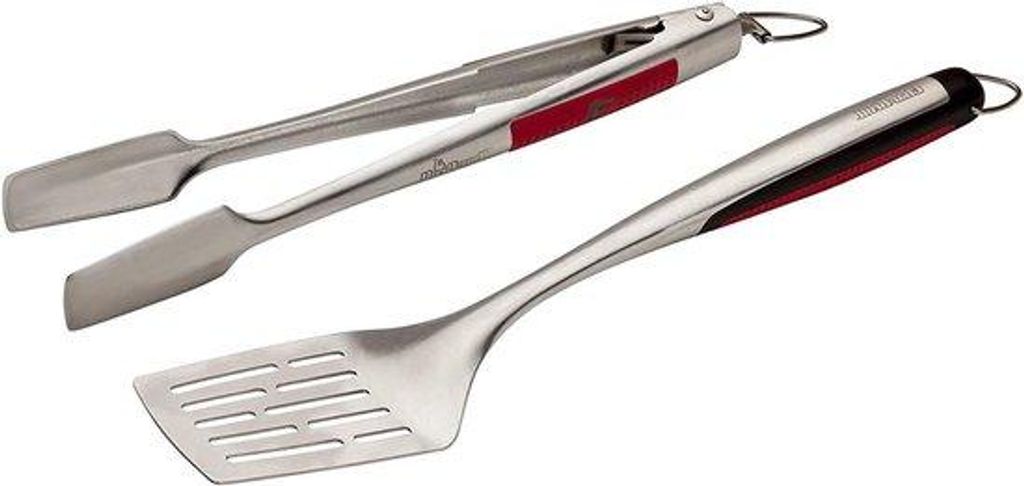 Komfortable 2-teilige Grillgabel - Edelstahlqualität