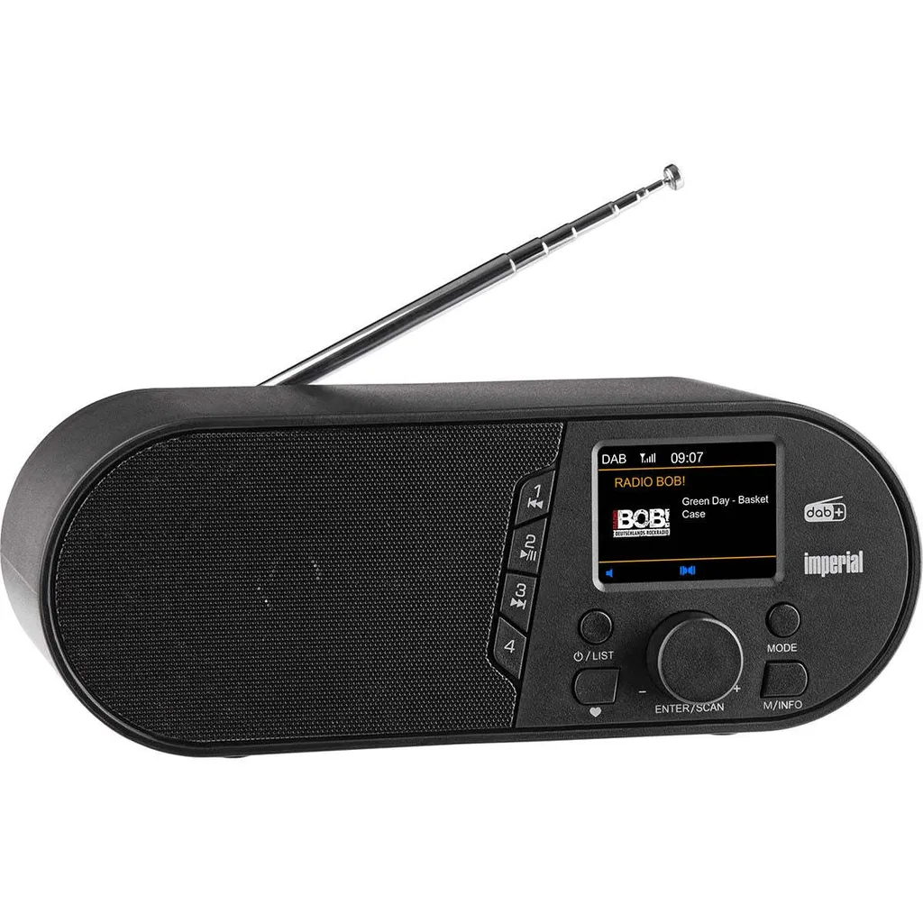 Poste Radio Internet WiFi Imperial DABMAN d105 Noir pour Cuisine Bureau