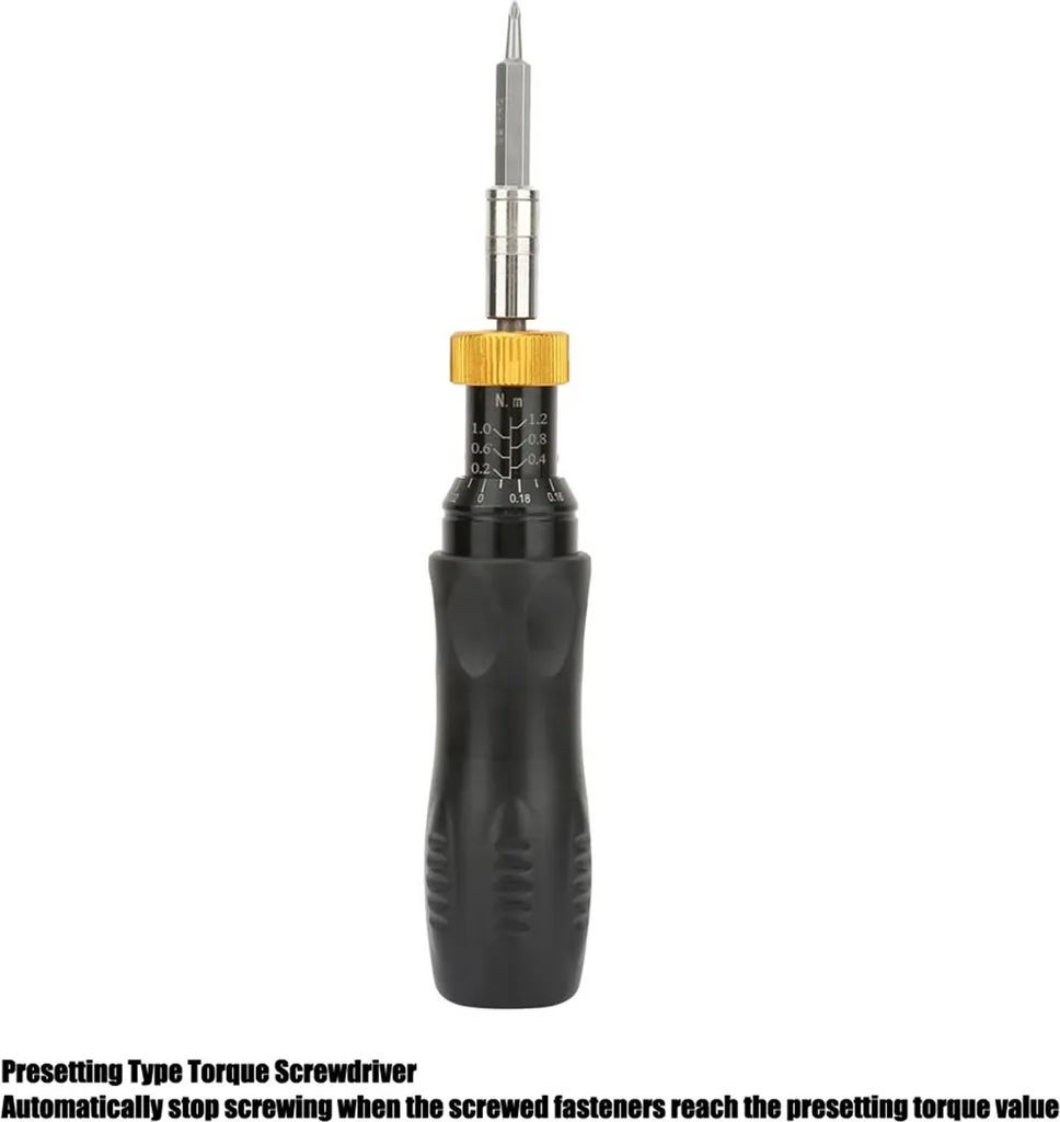 Tournevis Dynamométrique RTD-1.2 Préréglé 0,2–1,2 Nm à Douille Hex - 6