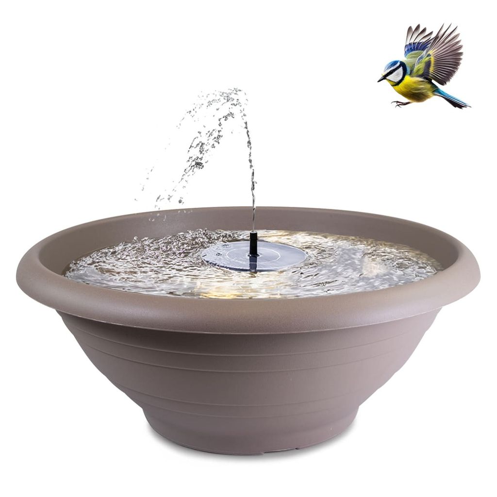 Kit fontaine solaire d'extérieur - grande vasque 50 cm Image du produit 