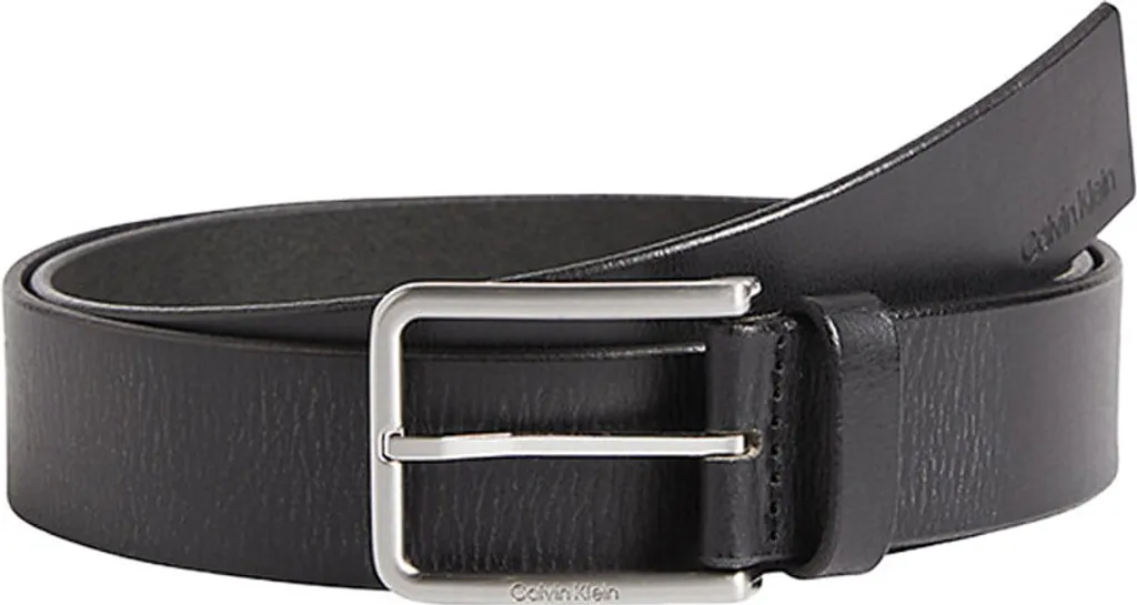 Calvin Klein Ceinture Homme en Cuir Noir GR72486 Taille 90 Authentique