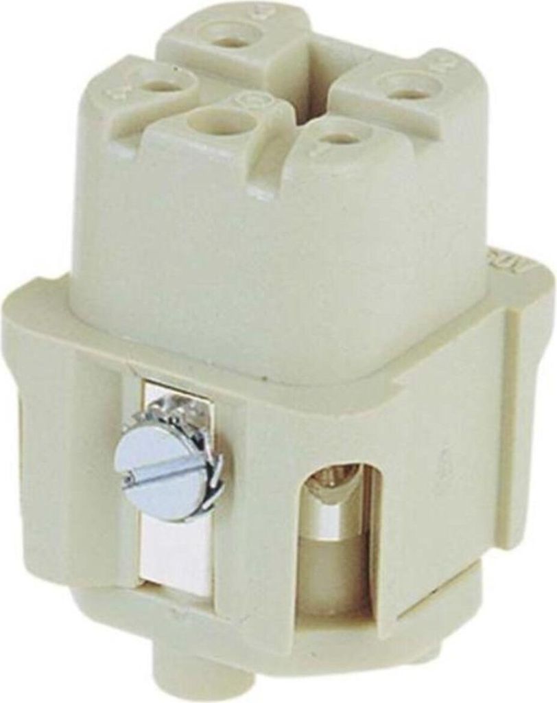 HARTING Han 4A Buchseneinsatz (F) Schraubanschluss, 4-polig+PE 230V/400V, 10A - 1 Stück