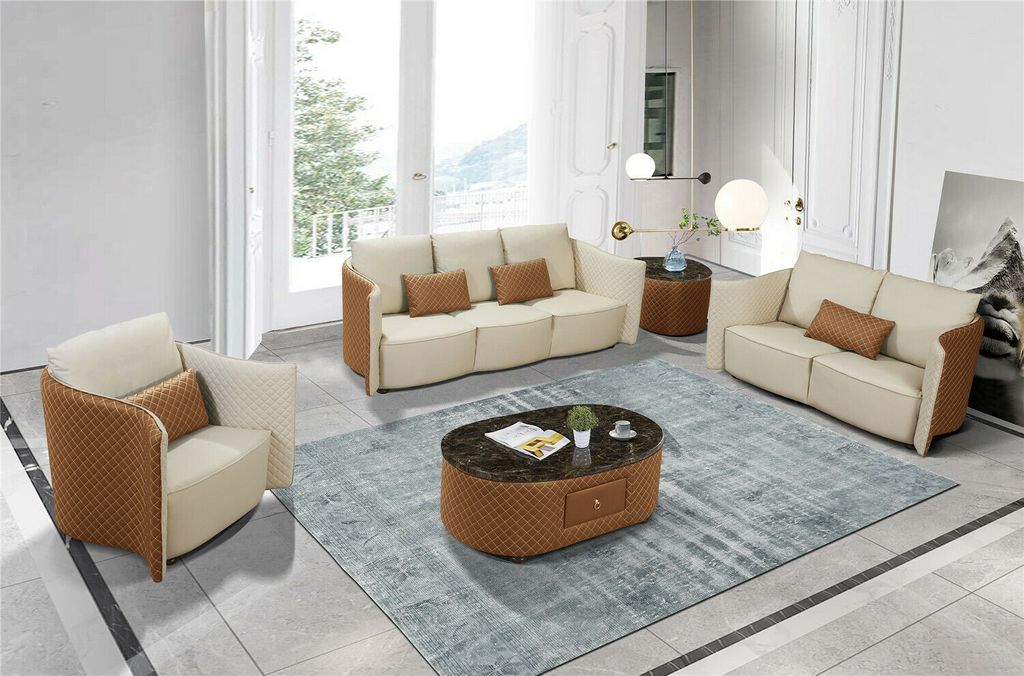 Sofagarnitur 3+2+1 Sitzer Set Design Sofa Polster Couchen Couch Modern Luxus Neu
