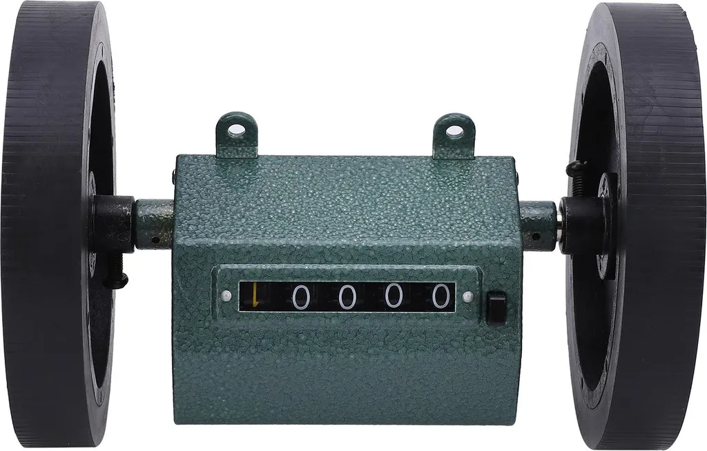 Compteur de longueur pour machine industrielle et mesures de tissus