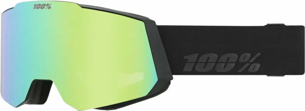 Masque de ski à écran miroir vert HiPER pour optimiser le relief