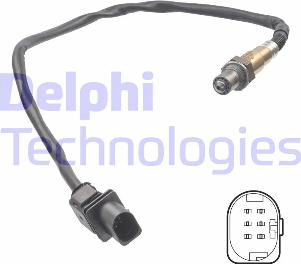 Sonde Lambda Qualité OE Delphi ES21304-12B1 pour Kia Carens et Tucson