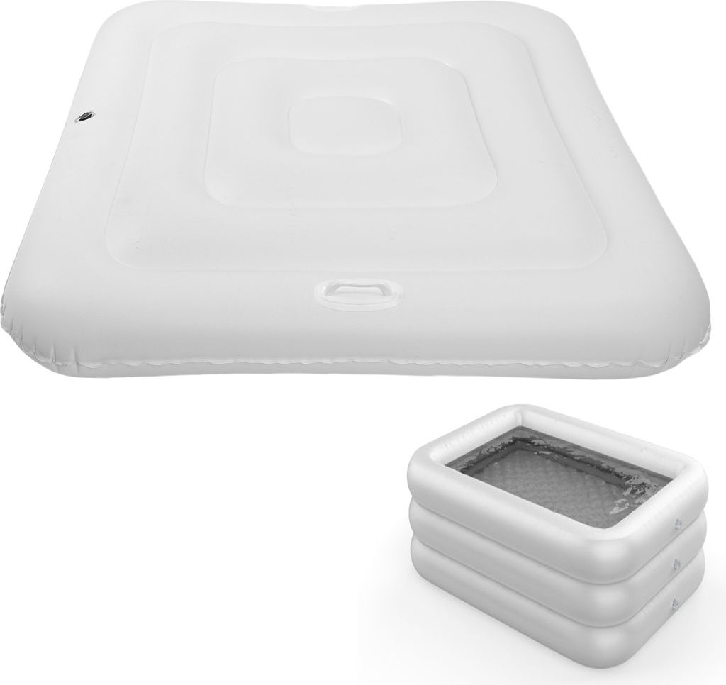 130cm Aufblasbare Schwimmbadabdeckung Outdoor Spa Pool Abdeckung Staubschutz PVC Square Pool Protector