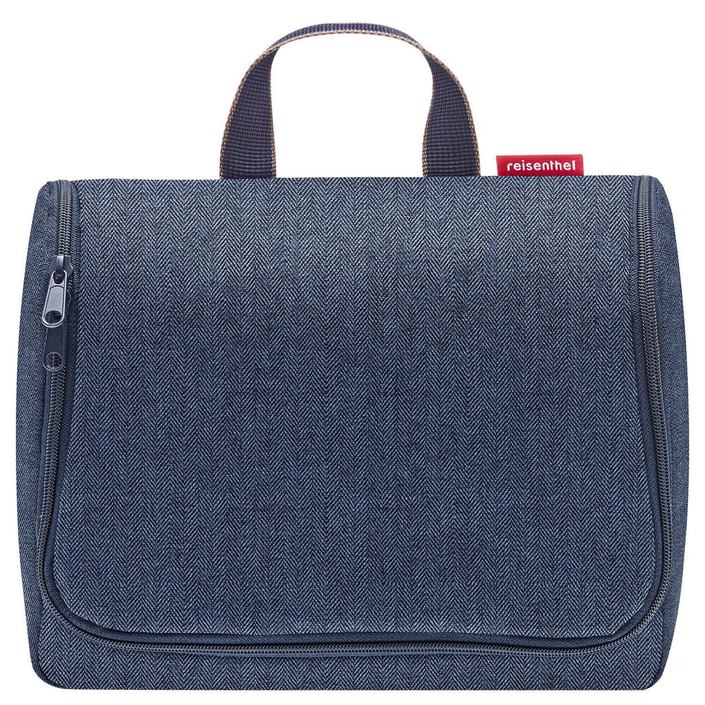 reisenthel Kulturbeutel Toiletbag Herringbone Dark Blue Produktbild 