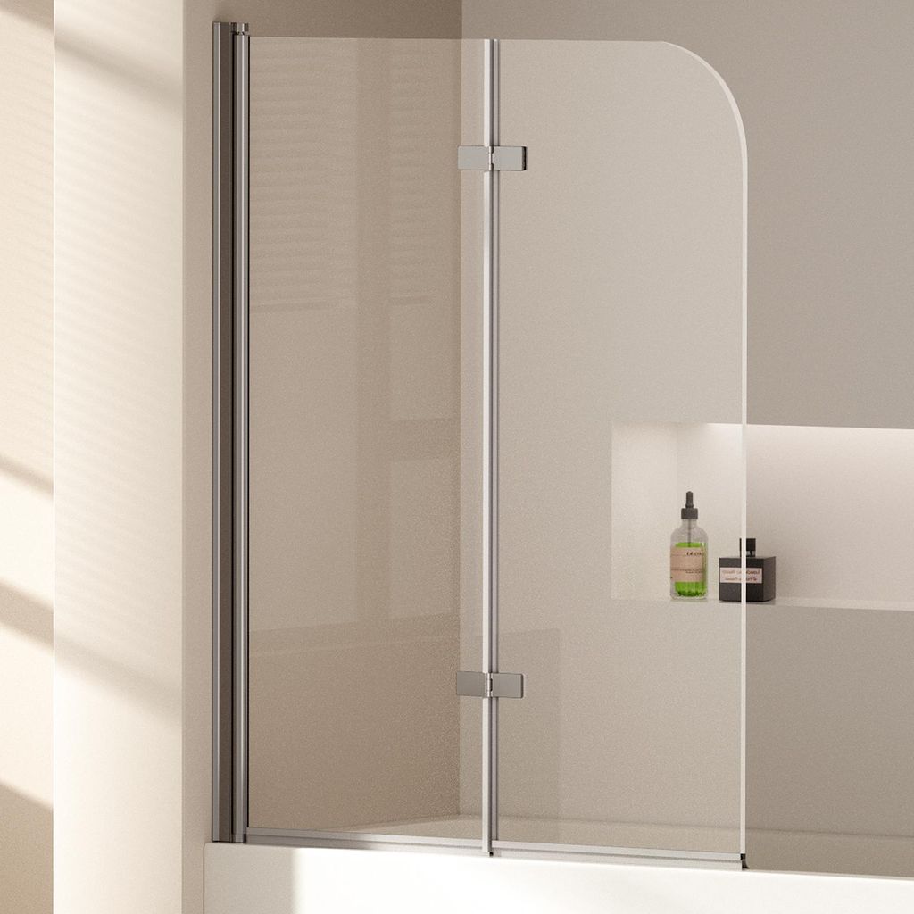 EMKE Paroi de douche Paroi pliante 110 x 140cm Image du produit 