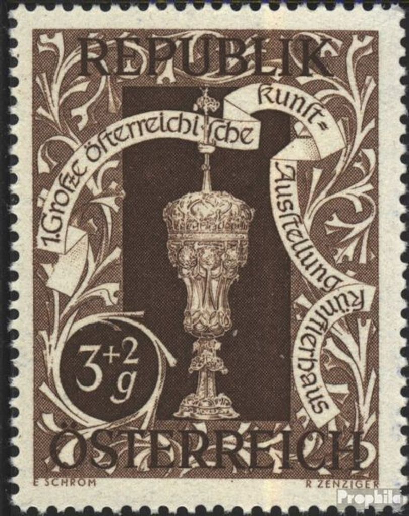 Briefmarken Österreich 1947 Mi 812 postfrisch Kunstausstellung