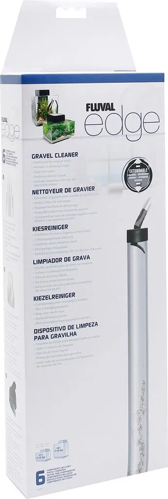 Siphon de nettoyage Fluval Edge II avec embout triangulaire précis
