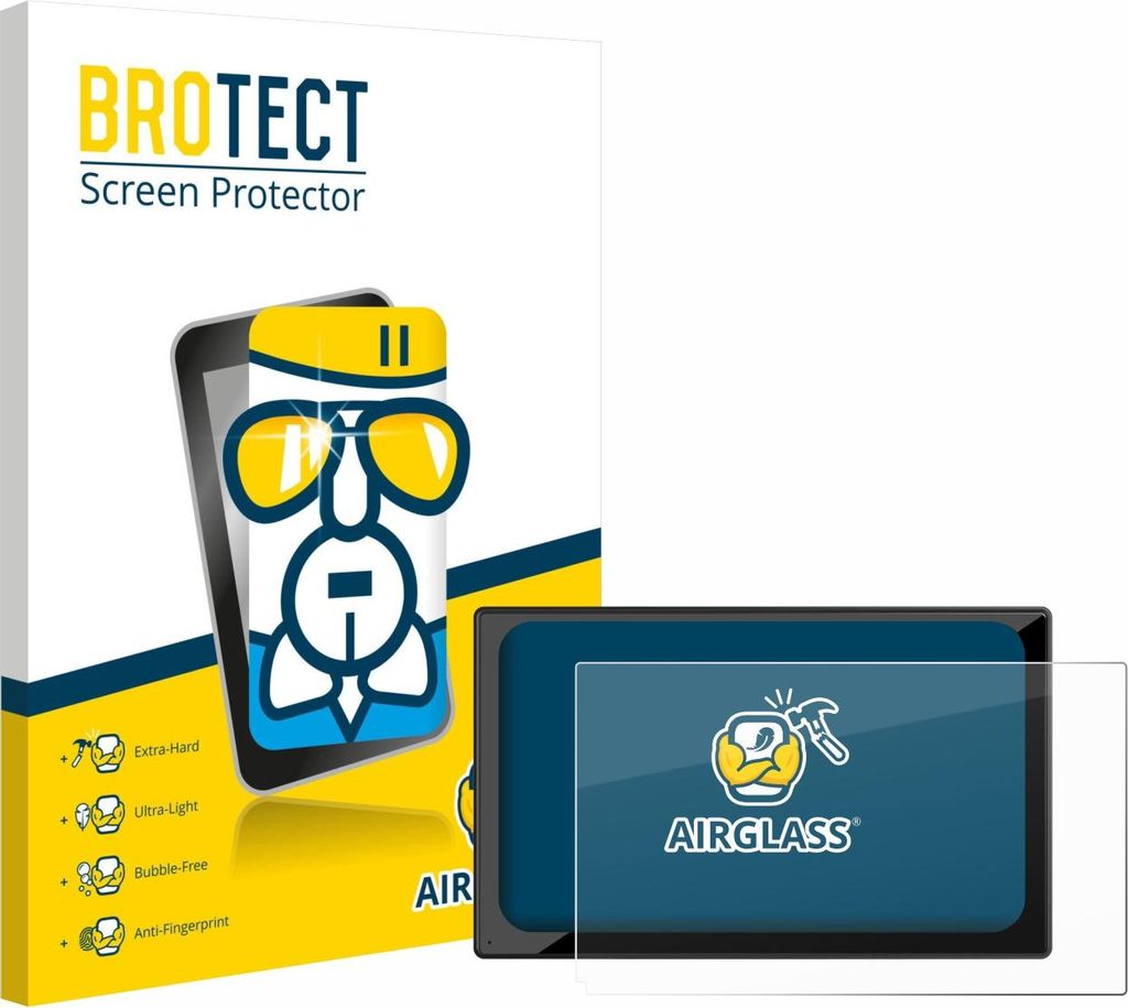 BROTECT Schutzglas für Carpuride V9 9" Schutzfolie Panzer Folie Glas Display Schutz klar