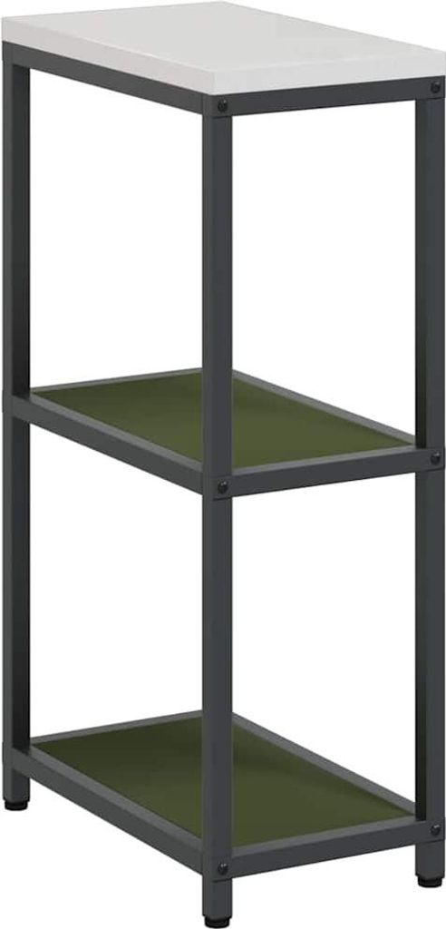 Küchenaufbewahrung mit Regal Olive Grün 60 x 50 x 92 cm Stahl