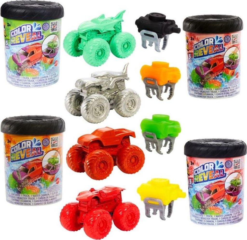 Hot Wheels Monster trucks rivelano i colori HJF39 Immagine del prodotto 