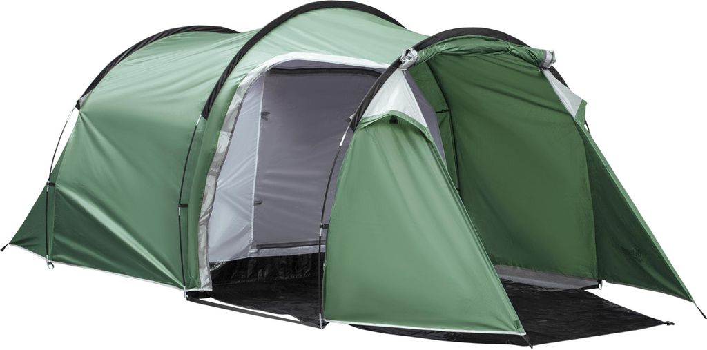 Campingzelt für 2-3 Personen stabil wasserdicht Familienzelt mit Seitentür Fenster Packtasche, Zelt mit 2000mm Wassersäule Tunnelzelt Kuppelzelt...