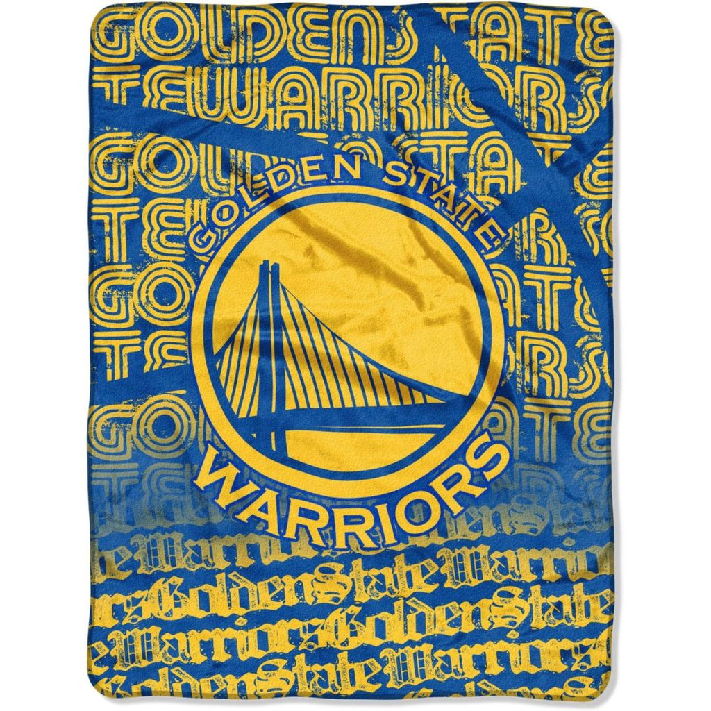 Northwest NBA Golden State Warriors Mikro Plüschdecke 150cm