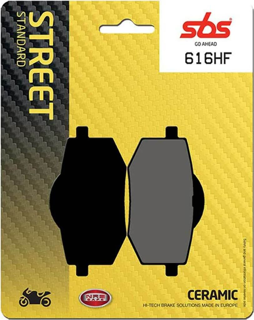 Bremsbelag SBS 616HF (Satz pro Scheibe) Street Ceramic