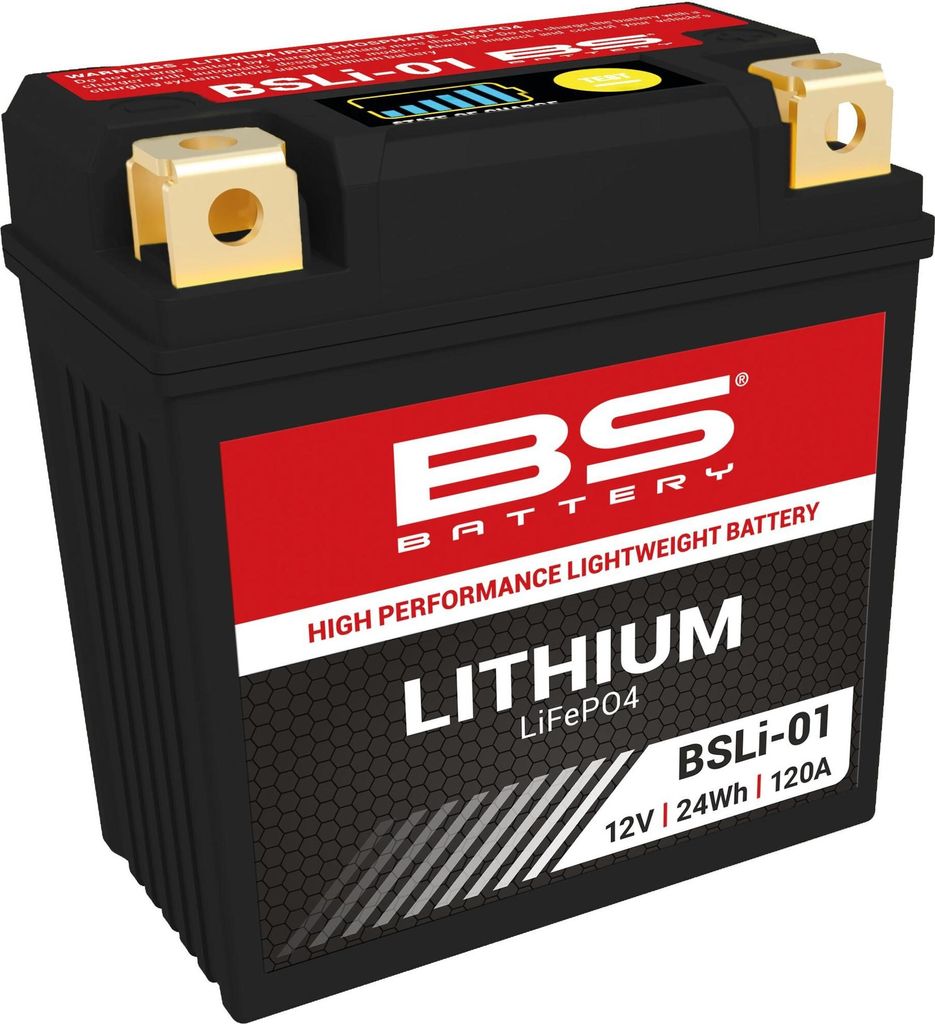 BS-BATTERY Batteria LiFePO4 "BSLI-01" Sostituisce le Immagine del prodotto 