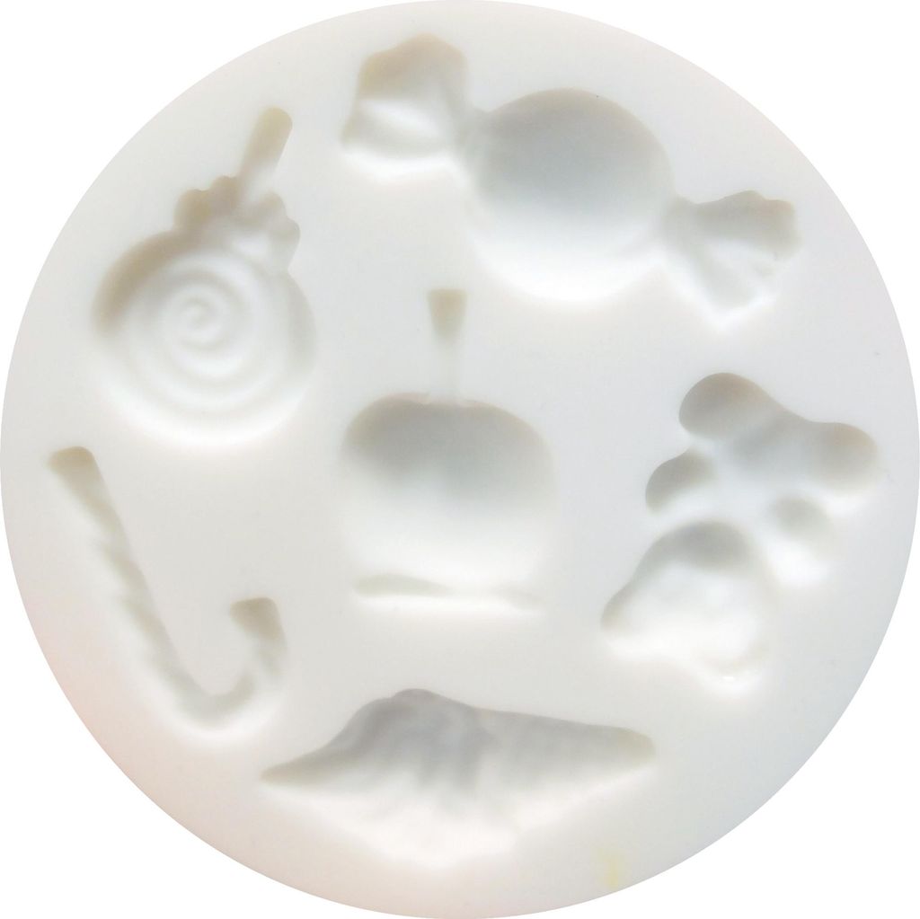 Graine Creative Silikonform Bonbons Mini 5 cm flexible Gussform Bastelbedarf