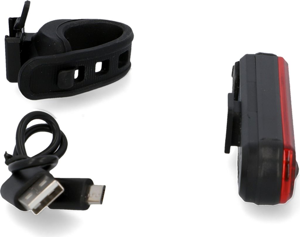 FISCHER Batterie LED/USB Rückleuchte Stab mit Produktbild 10