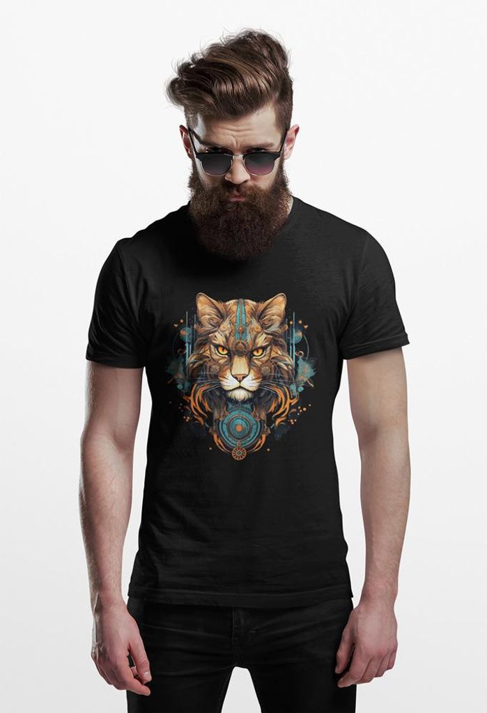 D&B 150 Uni Polo CAT00021 Cat Schwarz-Größe S