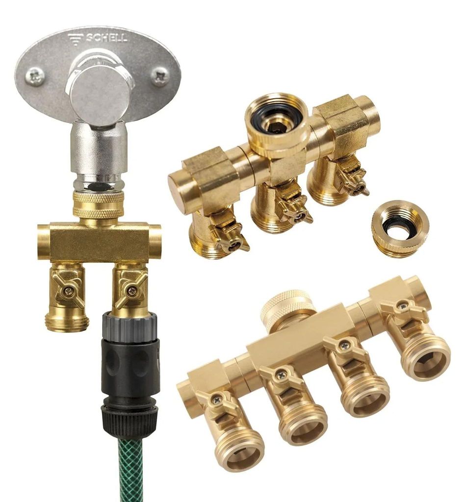 Water distributor 2-way external thread 3/4" Immagine del prodotto 