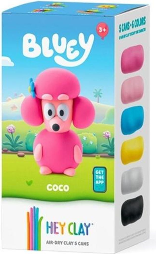Hey Clay Kreativset - Gestalte deinen Coco aus der Serie Bluey!