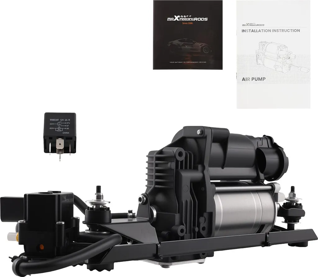 Compresseur de Suspension E61 avec Support et Bloc de Soupapes BMW