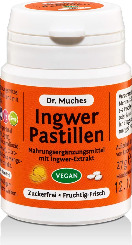Ingwer Pastillen Dr.Muches zuckerfrei 27 g