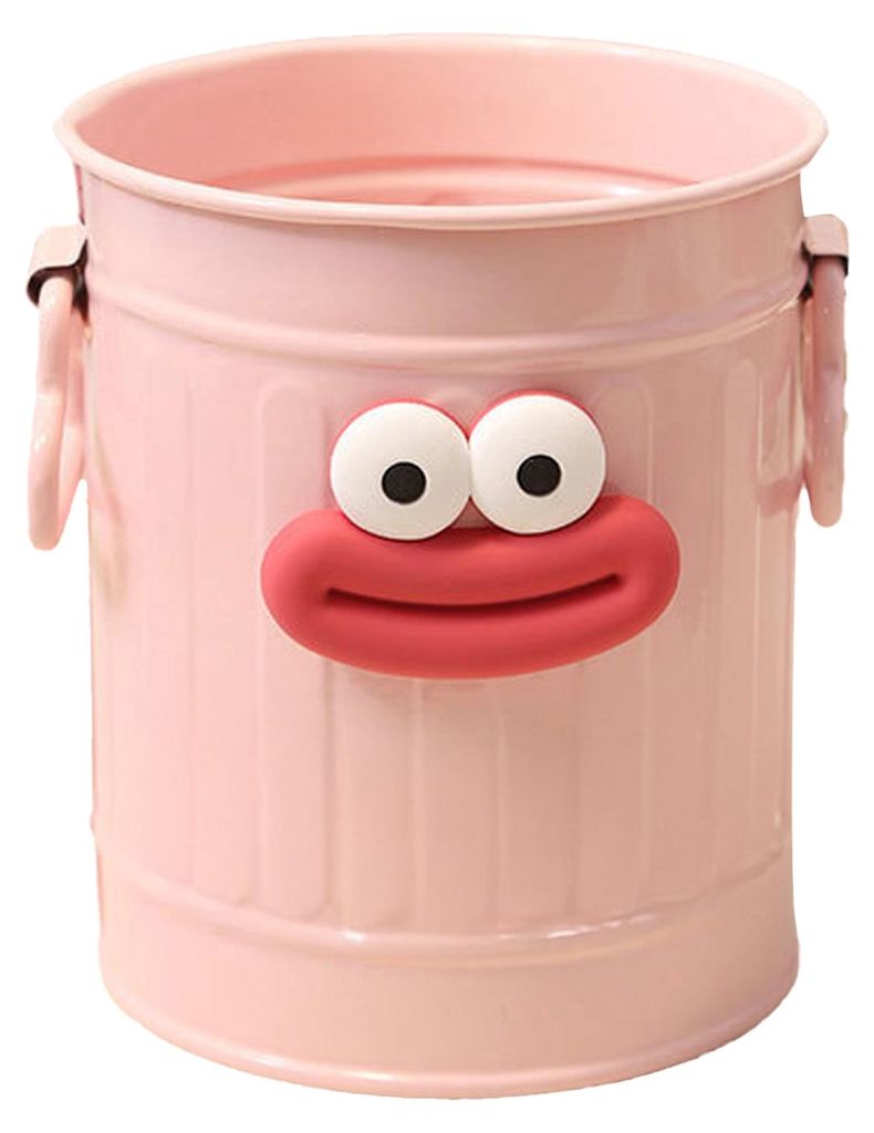 Cartoon-Stiftehalter, Retro-Wurstmaul-Eimer, Kunststoff-Stiftehalter mit großem Fassungsvermögen, Schreibtisch-Organizer für Schrein und Make-up...