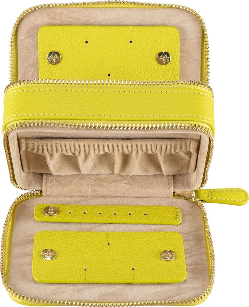 WINDROSE Aurora Boîte à Bijoux Lime Jaune Clair avec Serrure de Sécurité - 3