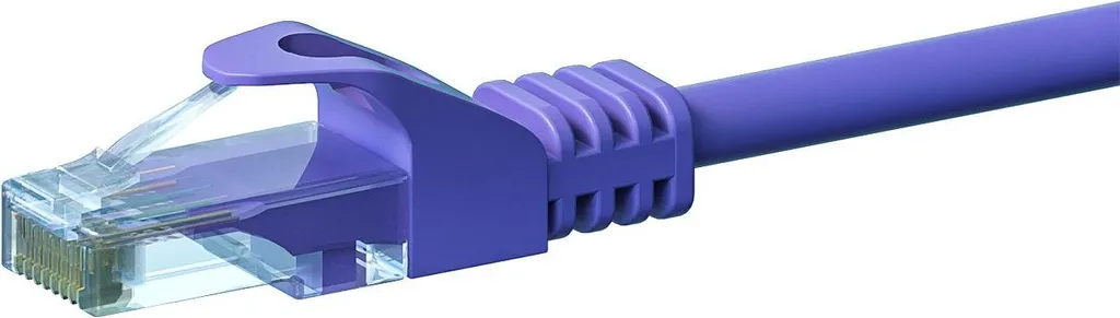 Cavo di rete CAT 6 U/UTP - 5 metri - viola - CCA
