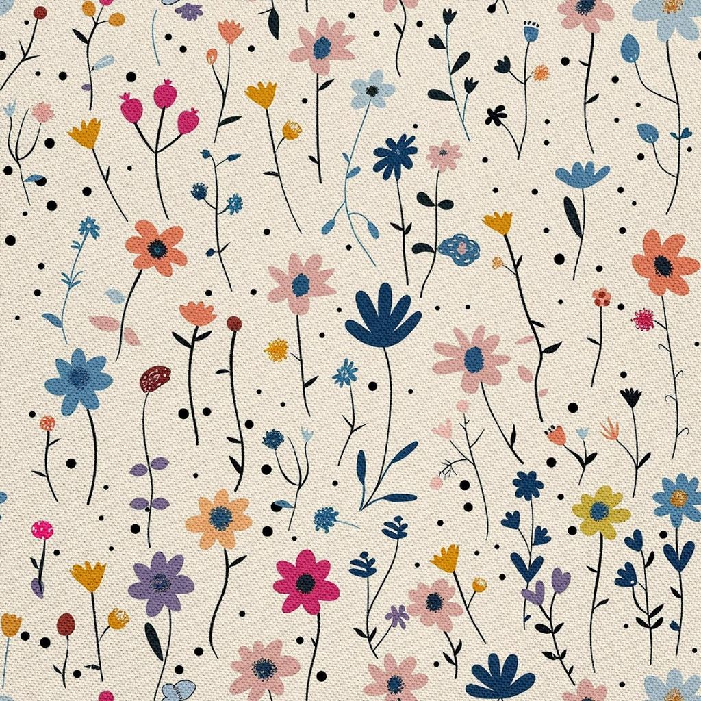 OUTDOOR DEKOSTOFFE OXFORD - Motiv Frühling I DX7613