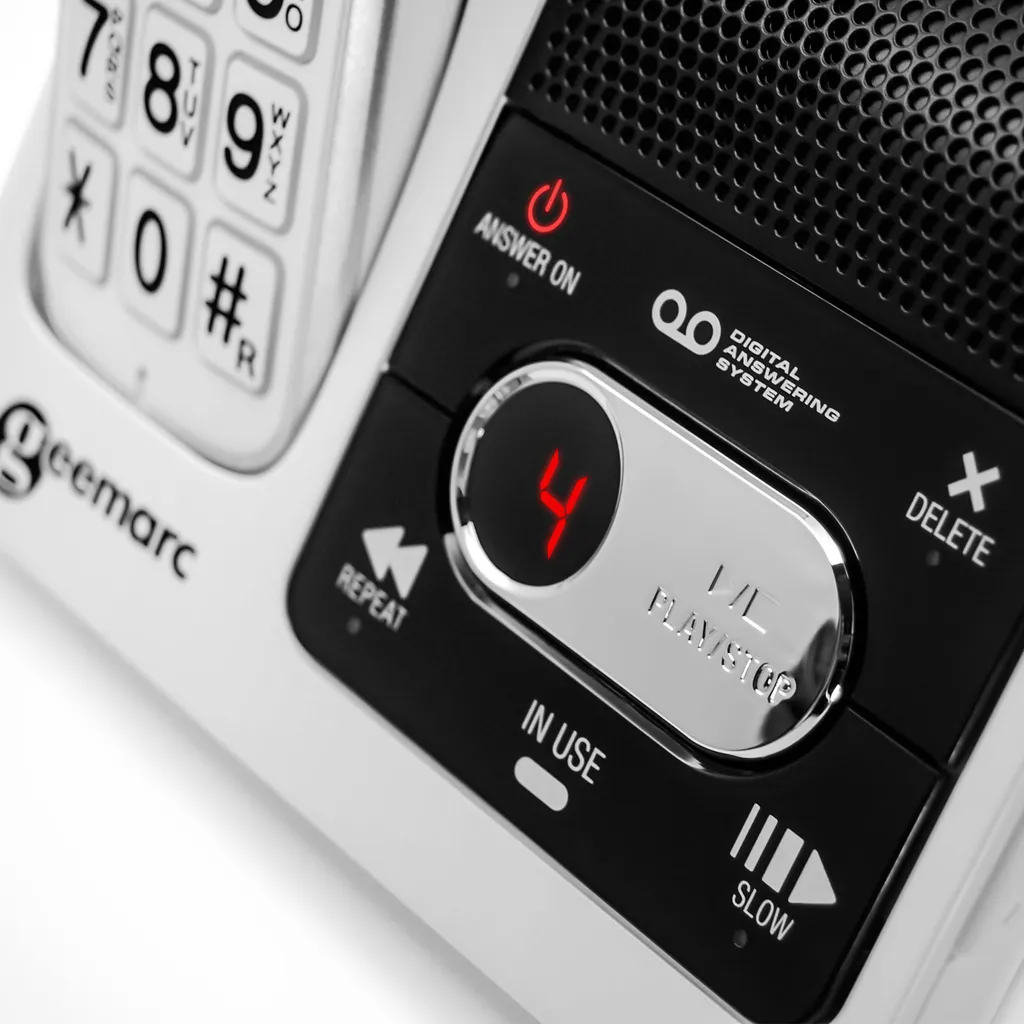 Telefono Cordless Geemarc 595 U.L.E. con SOS e Volume Extra 50dB - 5