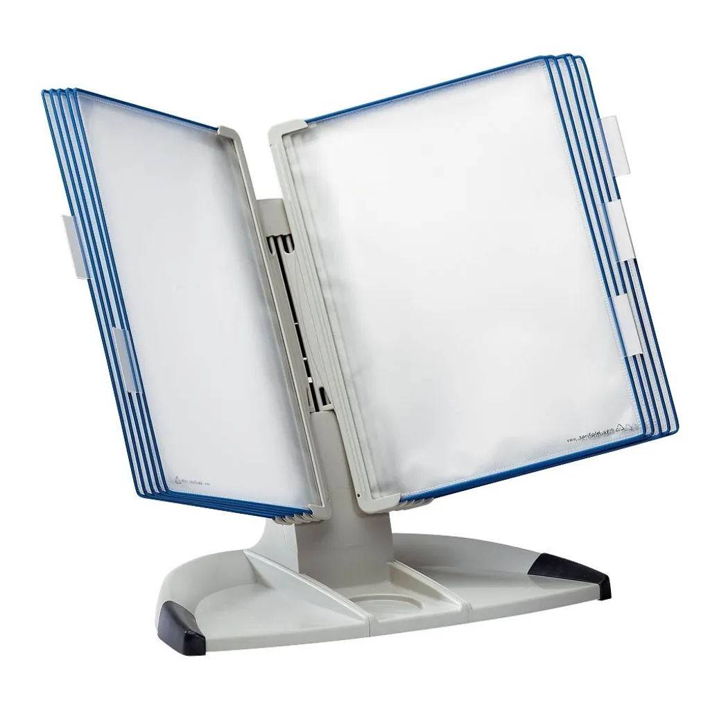 Tarifold T-Display Support de table Design gris et bleu pour document - 4