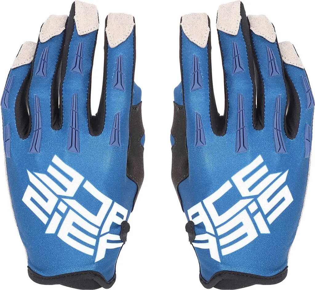 Gants ACERBIS MX X-H Approuvé Bleu Foncé Taille S pour Motocross Enduro