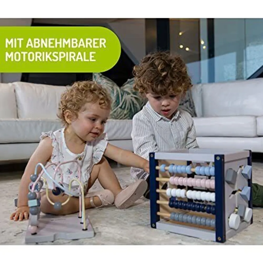 Cube d'Activités Bébé 1 An : Développer la Motricité Fine en Douceur - 6