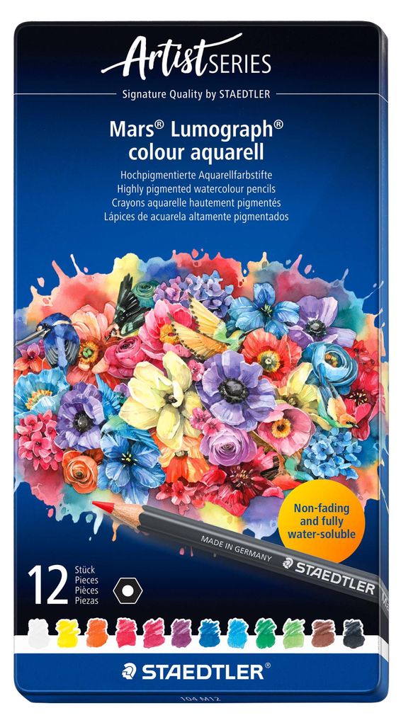 Staedtler Mars Lumograph, Weich, Mehrfarbig, 12 Stück(e)