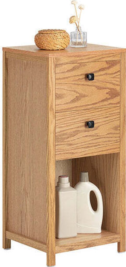 Moderne Badzimmer Ladenkast - Aufbewahrungsschrank - Vanity Organizer - Nachhaltige MDF-Konstruktion - Feuchtigkeitsbeständig - Wandanker Sicherhe...