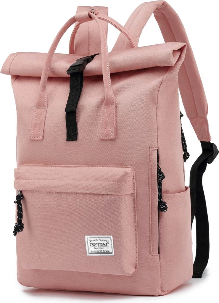 Mofut Rucksack, Rucksack Laptop Tasche 15,6 Zoll, Rucksack Damen und Herren weit öffenbar, Rolltop Rucksack, Backpack für Schule, Große Kapazität