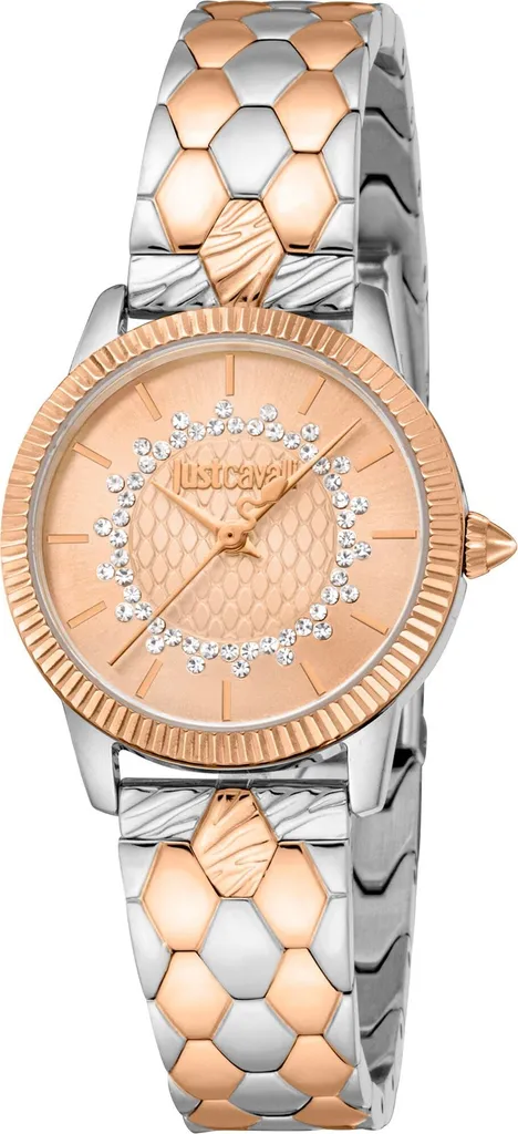 Just Cavalli JC1L258M0275 Montre Femme en Acier Doré avec Cadran Élégant