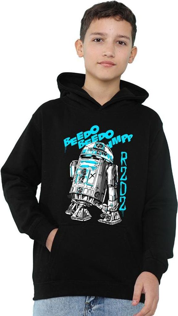 Star Wars - "Graff" Kapuzenpullover für Kinder TV24535 (128) (Schwarz)