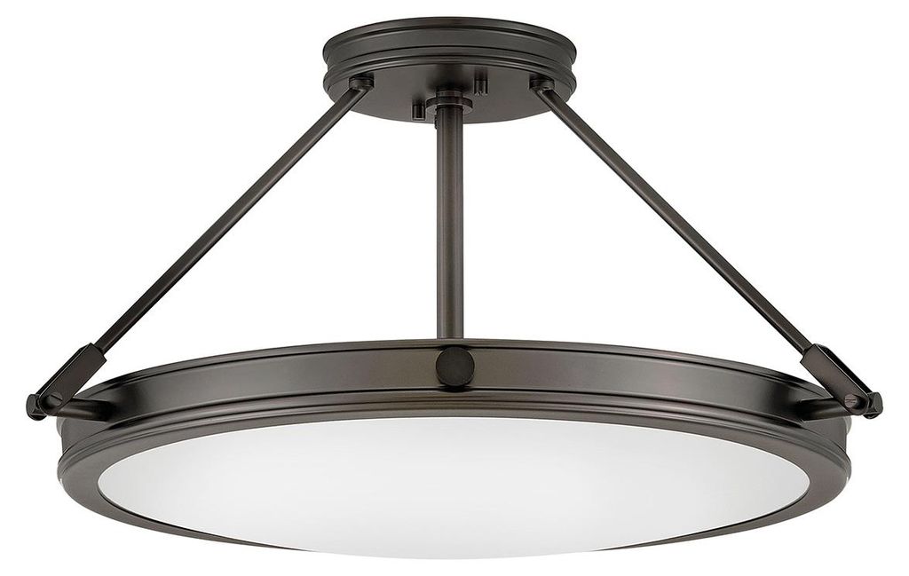 Elstead Collier Deckenleuchte E14 4-fach Schwarzes Oxid Glas klar mit Luftbläschen