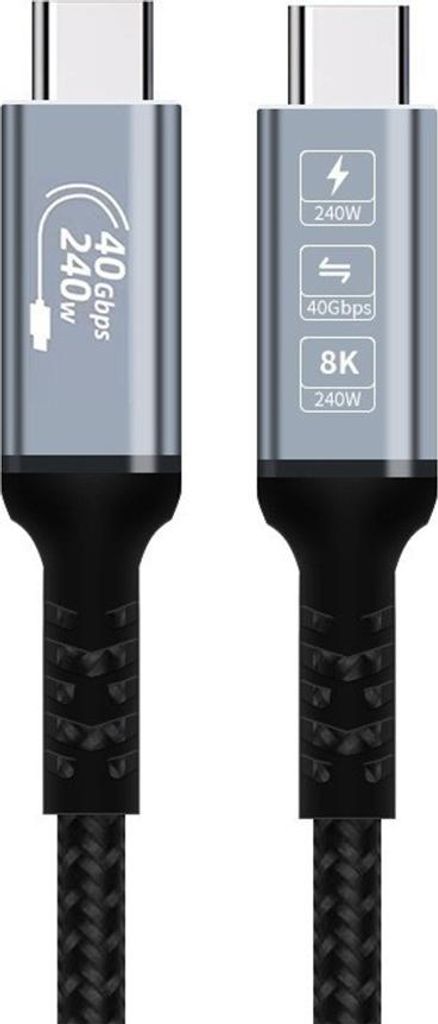 INF USB4 Type-C Datenkabel 240W - 8K Video & 40Gbps Datenübertragung 1 Mio.