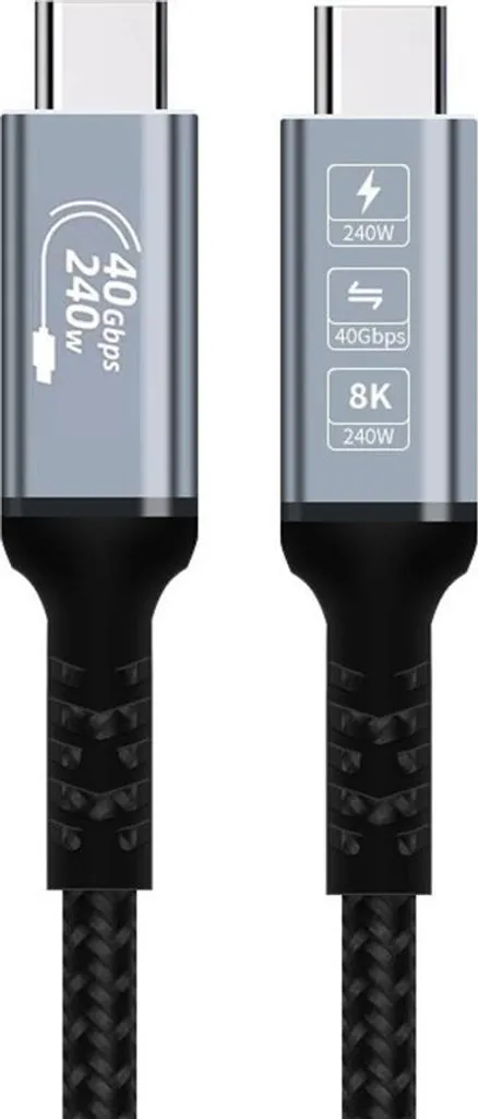Cavo USB4 INF 240W | Il Futuro della Ricarica Rapida Type-C 0,5m
